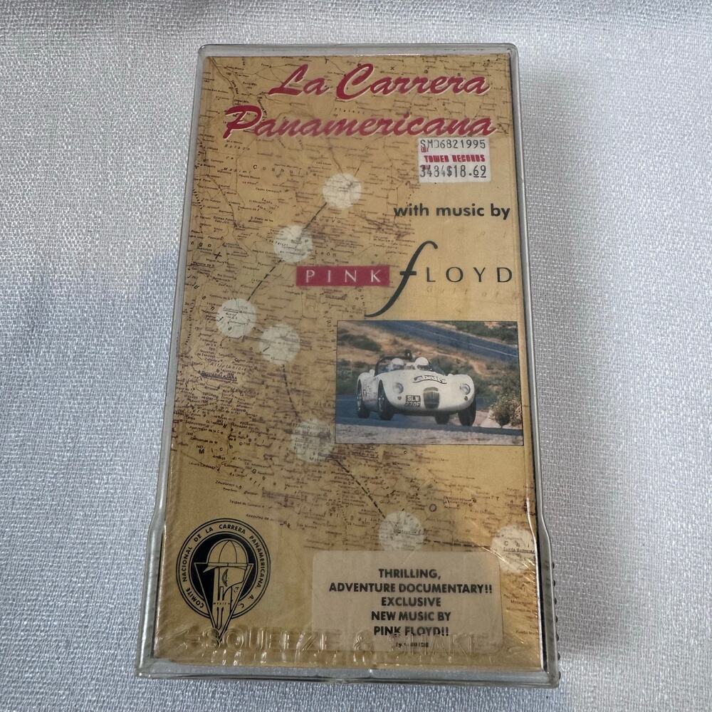 VHS Pink Floyd La Carrera Panamericana music  Thrilling Documentary 1987